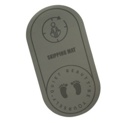 Podložka na cvičenie jogy s protihlukovou izoláciou 127x63x0,6 cm,  šedá