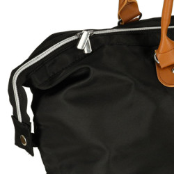 Dámska multifunkčná cestovná taška na kočík pre mamičku čierna