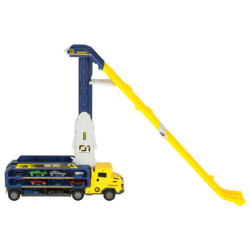 Karavan so šmykľavkou 6el žltá