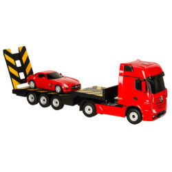 RC auto 1:26 Mercedes-Benz Actros, červené