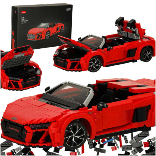 Stavebnica Audi R8 Spyder s 1440 dielikmi v mierke 1:14