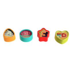 Senzorická hračka vzdelávacia kocka 6v1