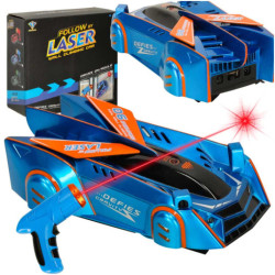 RC laserom ovládané auto,  modré