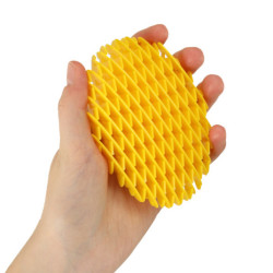 Fidge Worm senzorická antistresová hračka na naťahovanie žltá