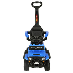 Terénne auto push ride so zvukom a svetlami modrá