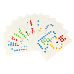 Magnetická tabuľa bodky zajačik