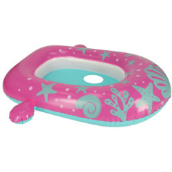 BESTWAY 34091 Nafukovací pontón so strieškou ružový