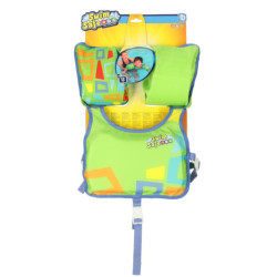 AQUASTAR Zelená plavecká vesta s rukávmi