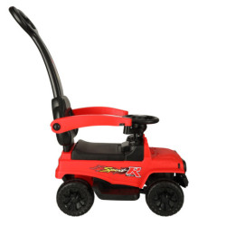 Vozítko so zvukom a svetlami červená