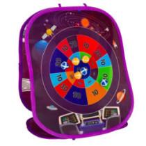 Hádzanie na suchý zips obojstranná hra šípky, loptičky tašky 21el.