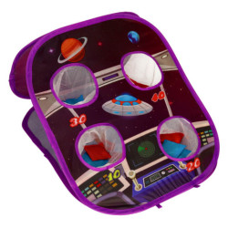 Hádzanie na suchý zips obojstranná hra šípky, loptičky tašky 21el.