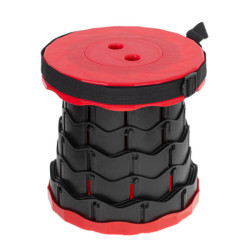 Skladacia stolička pre domáce záhradné kempovanie- červená