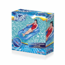 BESTWAY 43028 Nafukovacie kreslo s matracom modré