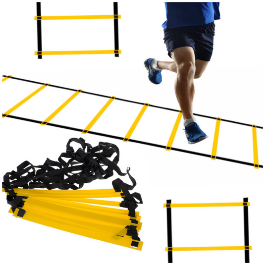 Koordinačný gymnastický tréningový rebrík- žltý