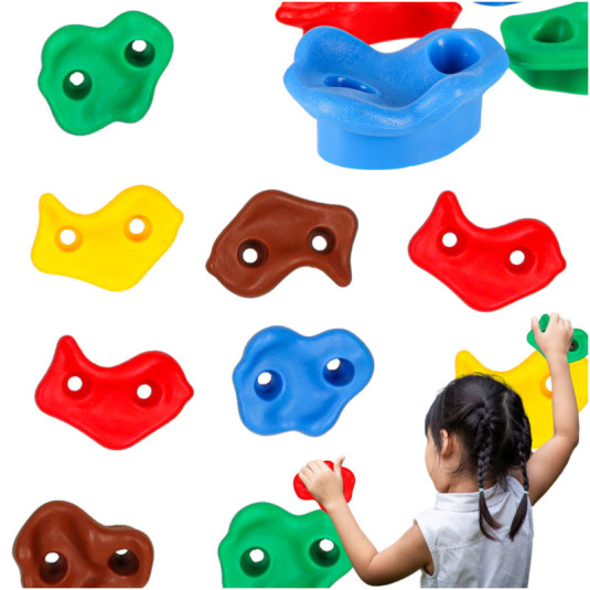 Držiaky na lezecké kamene pre deti 10ks