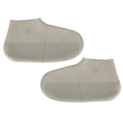 Nepremokavé chrániče topánok wellingtons M sivá veľkosť 35-38