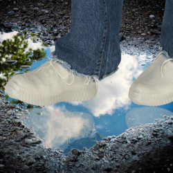 Nepremokavé chrániče topánok wellingtons M sivá veľkosť 35-38