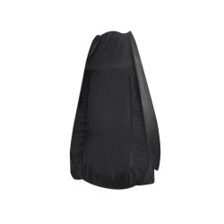 Stanová sprcha šatňa prenosné wc čierna