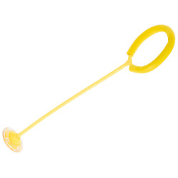 Hula hop noha skákacia lopta svietiaca LED, žltá