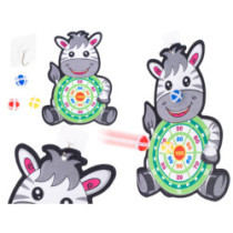 Šípky na suchý zips bezpečný terč- Zebra