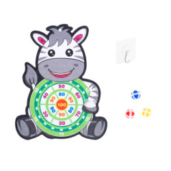 Šípky na suchý zips bezpečný terč- Zebra