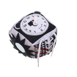 Vzdelávacia senzorická kocka kontrastná mäkká hmatová