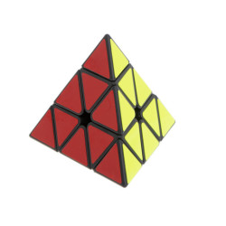 PYRAMINX puzzle hra s kockami Black MoYu