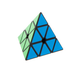 PYRAMINX puzzle hra s kockami Black MoYu