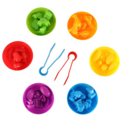 Vzdelávacie prostriedky učiace sa počítať montessori 36el.