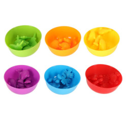 Morské zvieratá vzdelávacie učenie sa počítať montessori 36el.