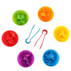 Morské zvieratá vzdelávacie učenie sa počítať montessori 36el.