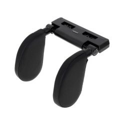 Nastaviteľná opierka hlavy a krku do auta čierna