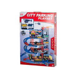 Parkovacia garáž dvojpodlažná čerpacia stanica umývanie áut