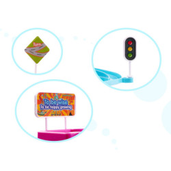 Dinosaur závodná dráha dinosaur zvuky svetlá