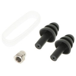 Celá skladacia maska so šnorchlom L/XL modrá