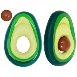 Nafukovací plavecký matrac s avokádovou loptou so semienkom 150cm XL