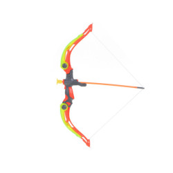 Luk so šípmi a streleckou súpravou s terčom