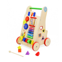 Drevená vzdelávacia kocka 6v1