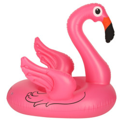 Nafukovací detský pontón na kolesách flamingo