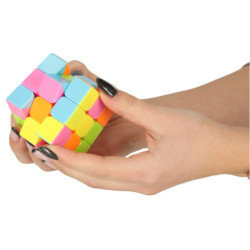 Puzzle hra Puzzle kocka 3x3 neon 5,65 cm