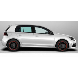 Puklice pre Škoda 16 CRYSTAL RO black