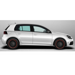 Puklice pre Škoda 15 CRYSTAL RO black