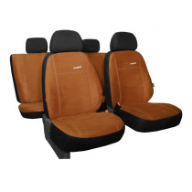 Poťahy pre TOYOTA RAV 4 IV (2013-2018) Comfort (Alcantara) hnedá (vyp)