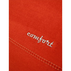 Poťahy pre FORD PUMA II (od 2019) Comfort (Alcantara) tehlovo červená (vyp)