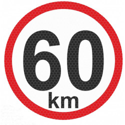 Samolepka reflexná malá - 60km