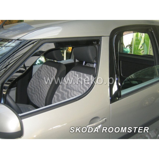 Deflektory ŠKODA Roomster 5D (+zadné) (od 2006)
