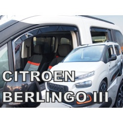 Deflektory CITROËN Berlingo III 4D/5D (+zadné) (od 2018)