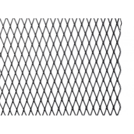 Hliníková mriežka čierna, oko 4x13mm