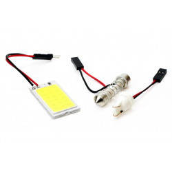 Žiarovky LED CLASSIC T10 W5W C5W 1xCOB-18 12V Light board (2ks)