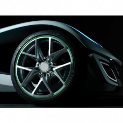 Farebný lem 14"-16" diskov, zelený